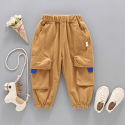 boys' cotton overalls, view 3 - MRSLM