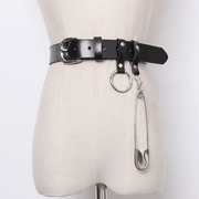 black chain belt with ring - MRSLM