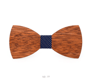 men's wood bow tie, view 7 - MRSLM