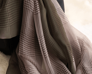 womens houndstooth shawl scarf, view 7 - MRSLM