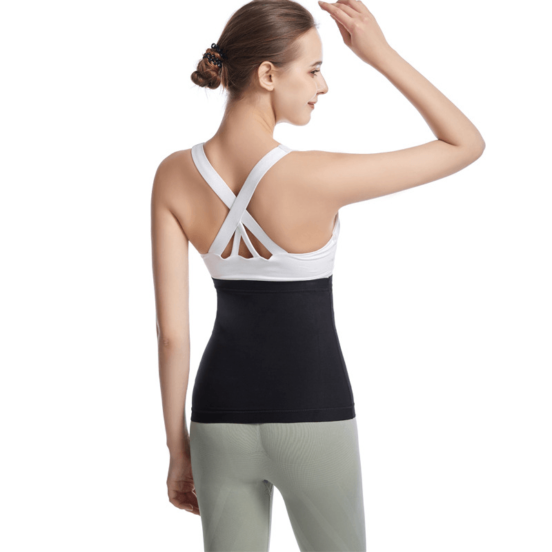 Casual black waist belt, view 4 - MRSLM