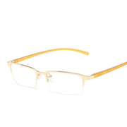 men's retro half frame glasses, view 6 - MRSLM