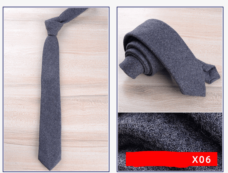 men's wool tie, view 6 - MRSLM