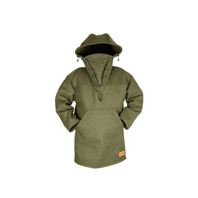 men's mid-length casual woolen-look coat, view 4 - MRSLM