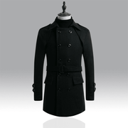 men's double-breasted trench coat, view 2 - MRSLM