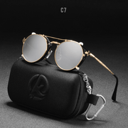 Women's round mirror sunglasses, view 7 - MRSLM