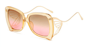 retro butterfly sunglasses, view 6 - MRSLM