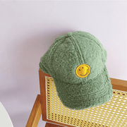Children's lamb wool baseball hat, view 6 - MRSLM