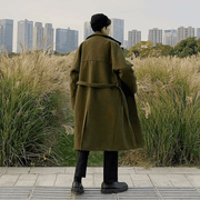 men's mid-length korean style coat, view 2 - MRSLM