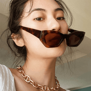 cat eye polygon sunglasses, view 3 - MRSLM