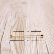 men's tie pin, view 14 - MRSLM