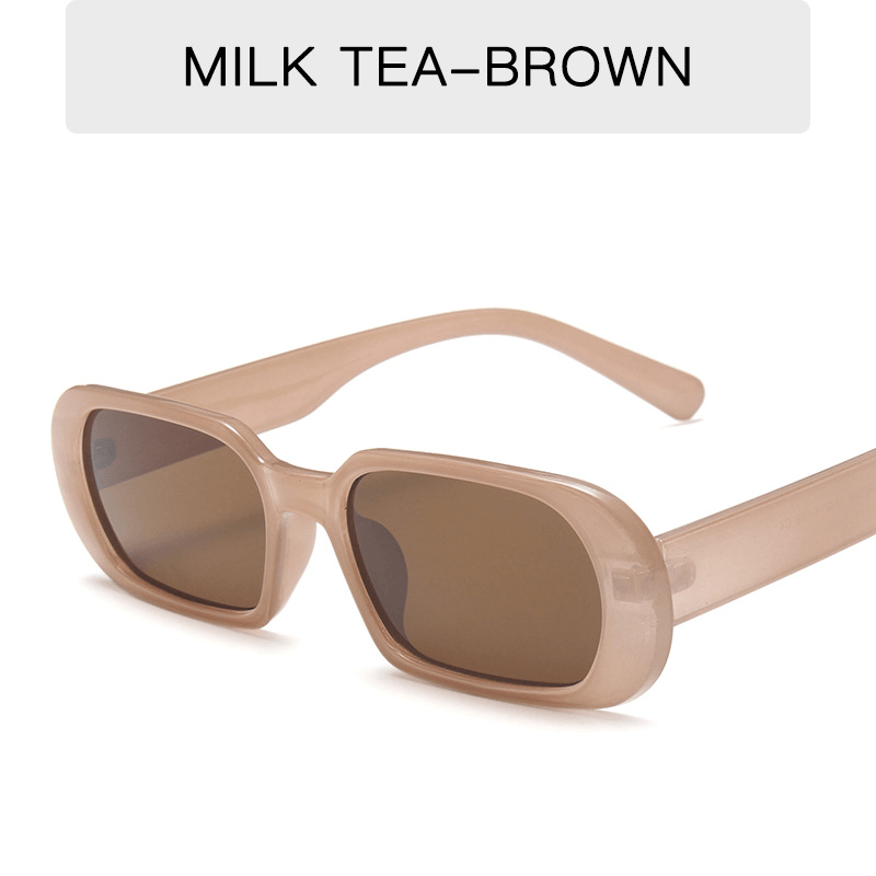 Retro small frame candy color sunglasses, view 7 - MRSLM