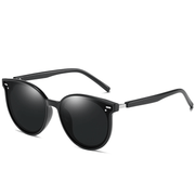 fashion round frame polarized sunglasses, view 8 - MRSLM