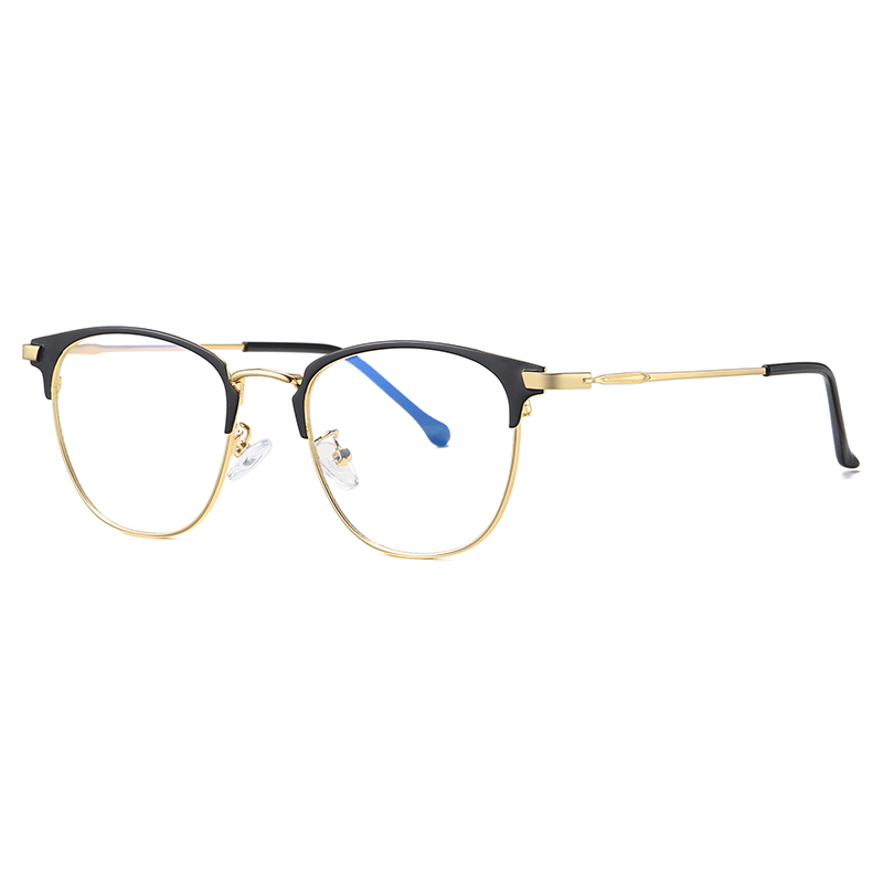 unisex blue light blocking metal frame glasses - MRSLM