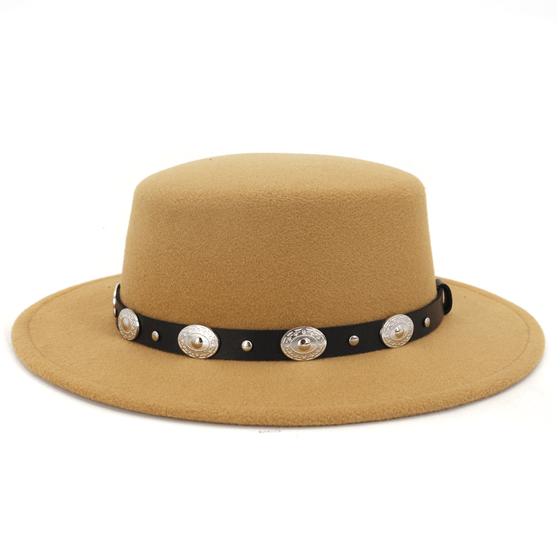 wool felt jazz hat, view 8 - MRSLM