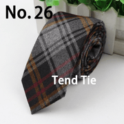 men's ultra-narrow wool tie, view 27 - MRSLM