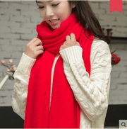 long solid color scarf, view 10 - MRSLM