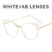 crystal TR90 butterfly glasses frame, view 6 - MRSLM