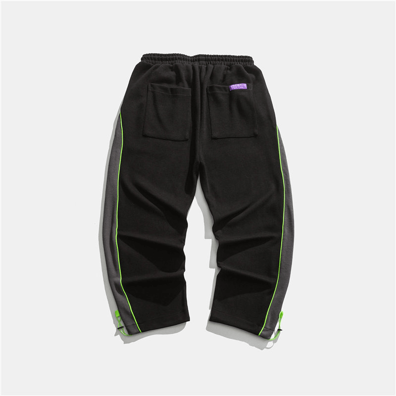 Men's Casual Pants Trendy Japanese Side Stripes