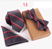 checked business bow tie, view 12 - MRSLM