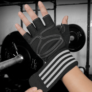 Half-finger compression gym gloves - MRSLM