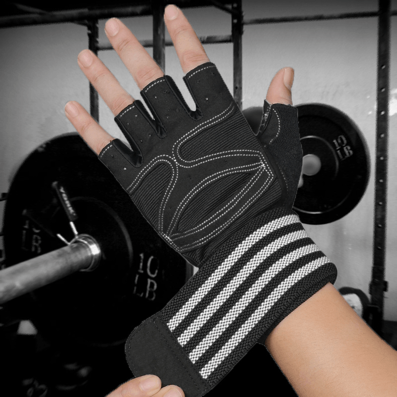 Half-finger compression gym gloves - MRSLM
