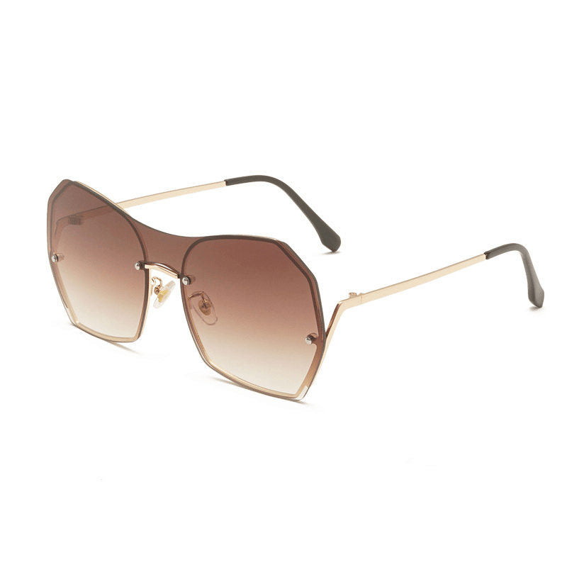 UV400 metal-frame sunglasses, view 3 - MRSLM