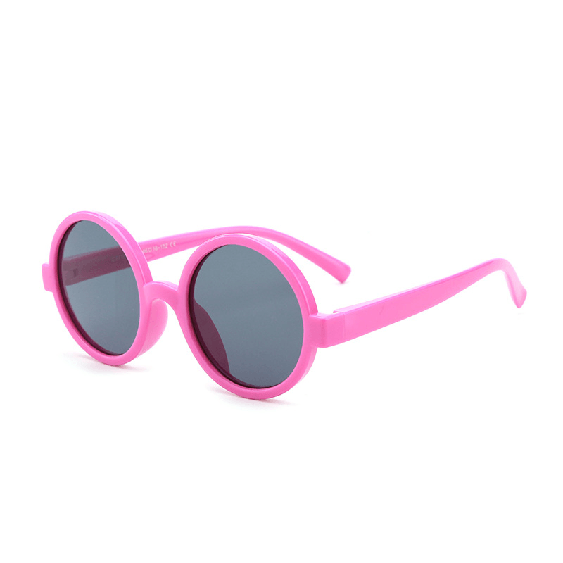 Kids' round polarized silicone sunglasses, view 6 - MRSLM