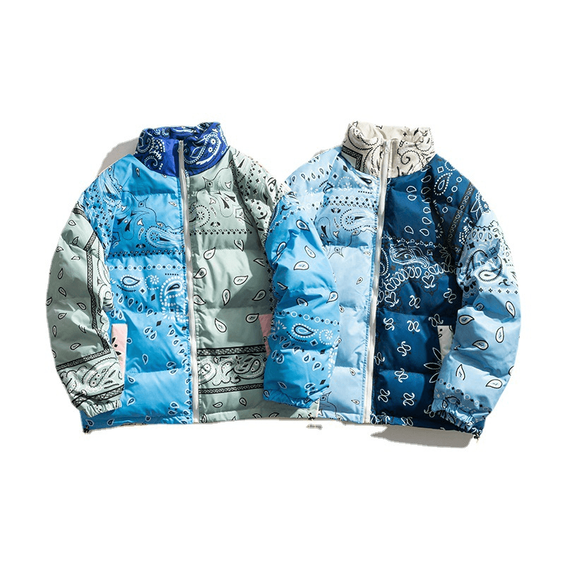 color matching loose padded jacket - MRSLM