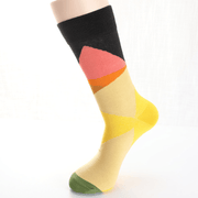 men's illustrated birds and flowers cotton socks, view 7 - MRSLM