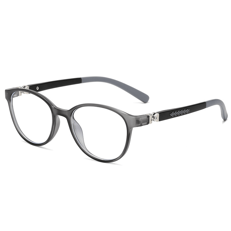 retro kids glasses frame flat lenses, view 5 - MRSLM