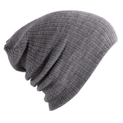 solid color striped wool hat, view 4 - MRSLM