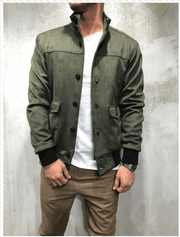 men's slim corduroy jacket with patch pockets, view 4 - MRSLM