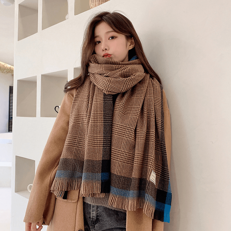 thick imitation cashmere scarf shawl - MRSLM