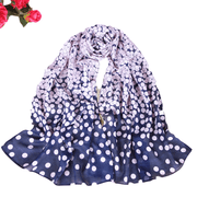 women's long chiffon scarf, view 7 - MRSLM