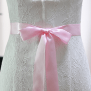 rhinestone bridal belt with bow, view 13 - MRSLM
