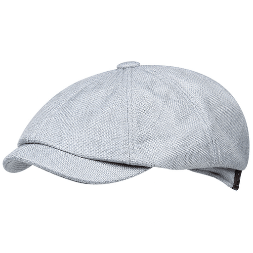 retro linen newsboy beret - MRSLM