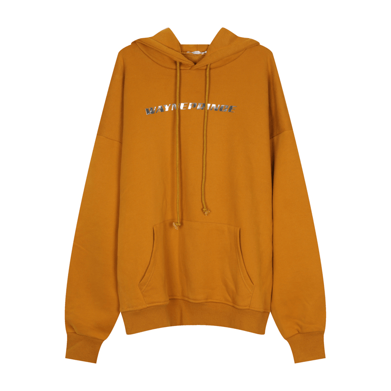 Korean Metal Letter Design Sense of Simple Sweater