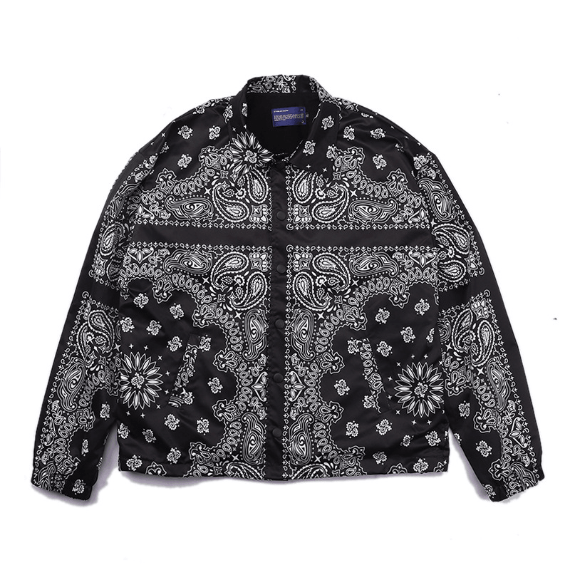 men's vintage floral lapel jacket, view 7 - MRSLM