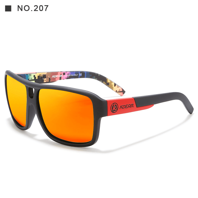Square polarized cycling sunglasses, view 7 - MRSLM
