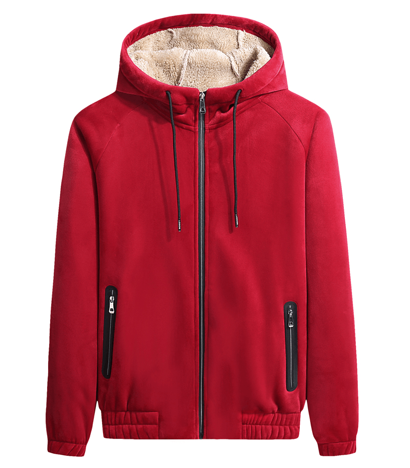 men's hooded zip cardigan jacket - MRSLM
