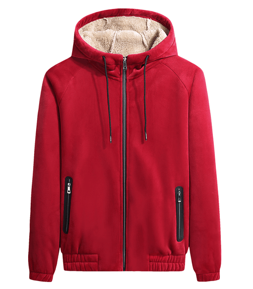 men's hooded zip cardigan jacket - MRSLM