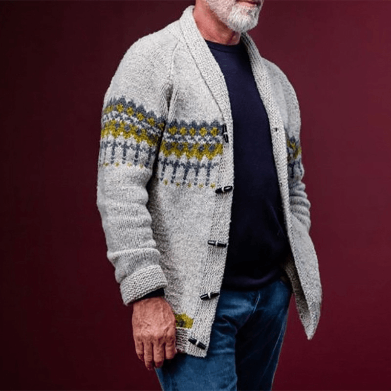 Casual Loose Cardigan Sweater Jacket Man - MRSLM