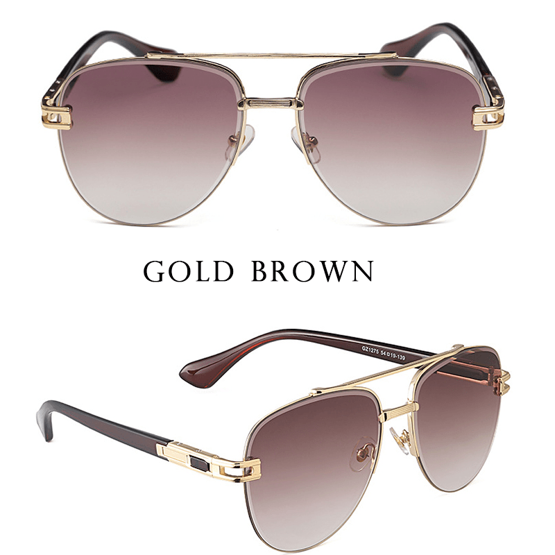 women's retro round frame sunglasses, view 11 - MRSLM
