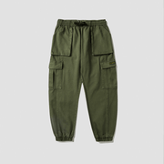 men's multi-pocket drawstring overalls, view 4 - MRSLM