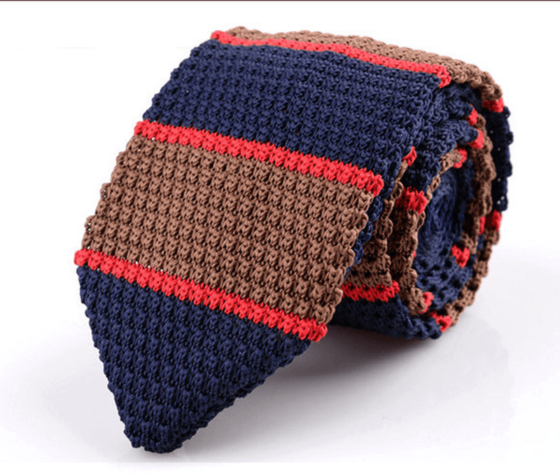 men's striped retro necktie, view 2 - MRSLM