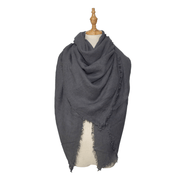 women's square grid scarf, view 8 - MRSLM