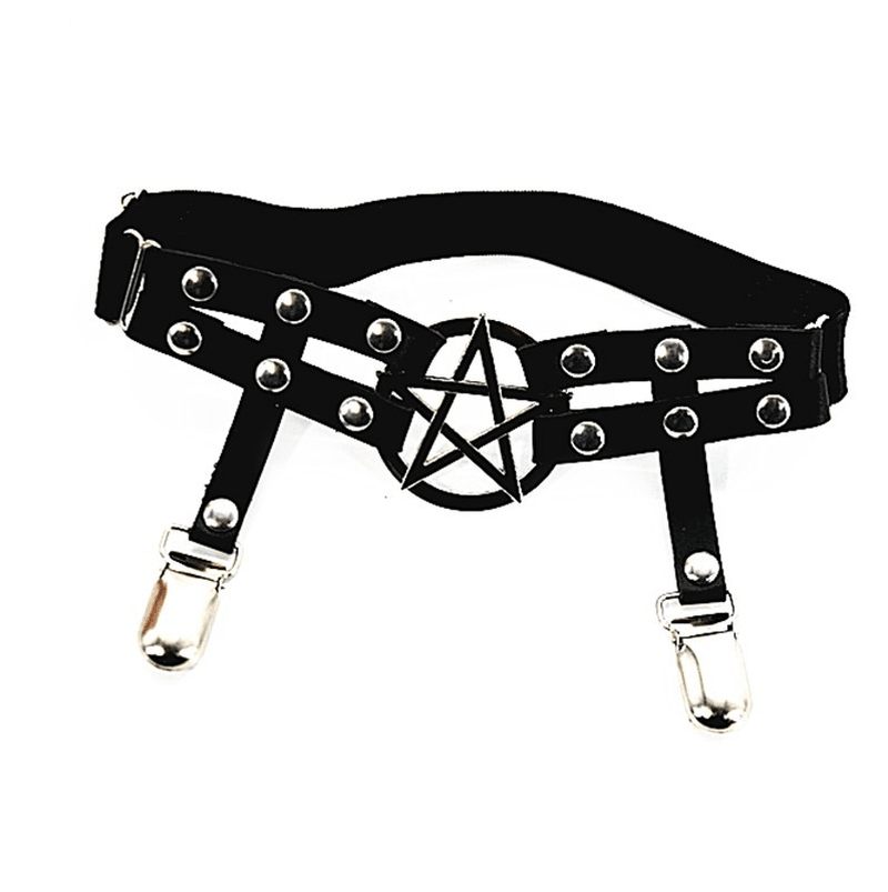 Five-Star Leg Ring Garter Belt Jewelry Versatile, Couple Hip-Hop Trend - MRSLM