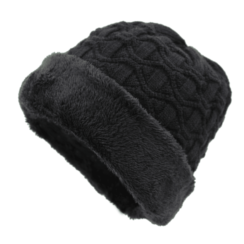 knitted winter hat, view 2 - MRSLM