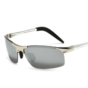 Polarized Color Changing Sunglasses Myopia Aluminum Magnesium Men'S Sunglasses Sunglasses Riding Glasses Driving Mirror 8177S - MRSLM